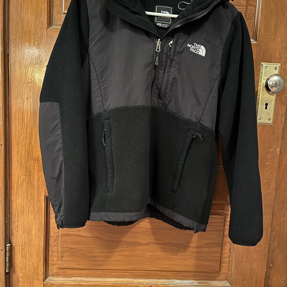 The North Face Woman’s Denali Fleece Hoodie Black Performance Jacket Size M - Picture 10 of 12